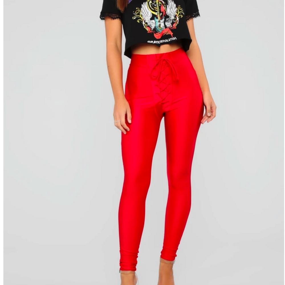 Red Leggings